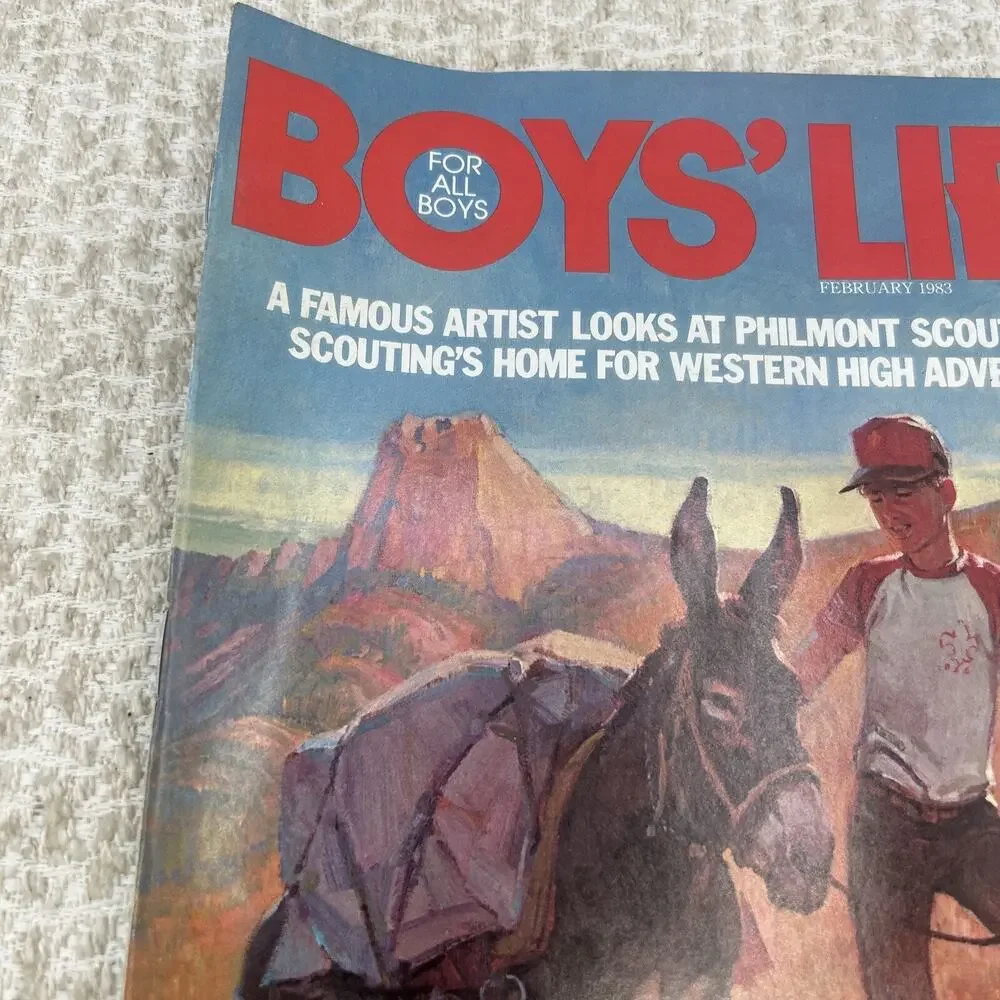 RARE Vintage February 1983 Boys LIFE Magazine, Roy Anderson, Bill Sloan